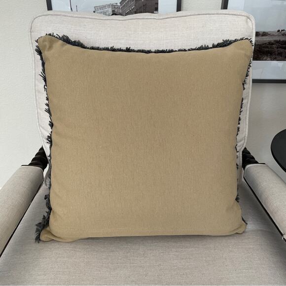 Pottery Barn Moroccan Wedding Blanket Pillow with Down Insert 20 x 20” Bohemian - Picture 8 of 11